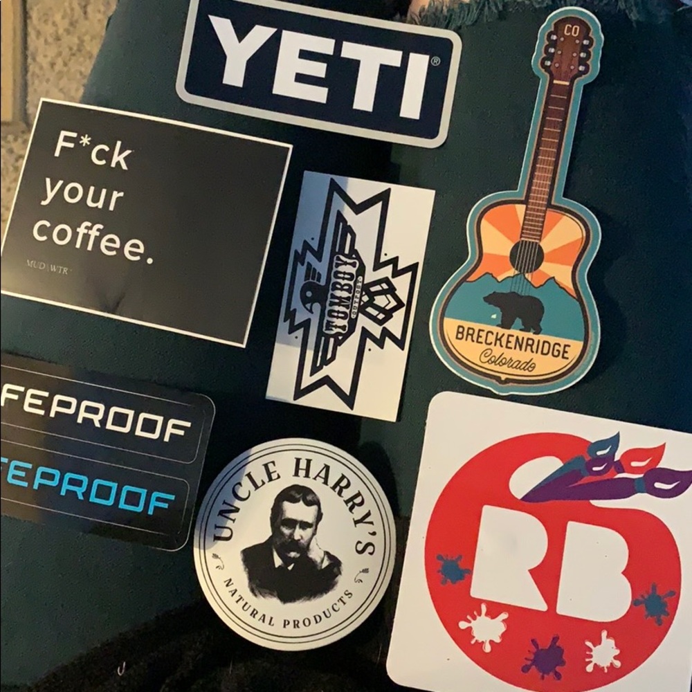 YETI MUDWTR BRECKENRIDGE STICKER LOT